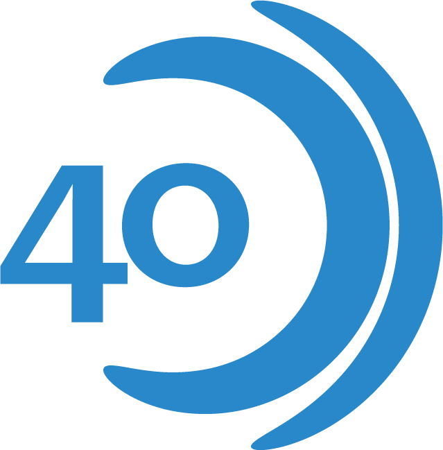 40 year logo